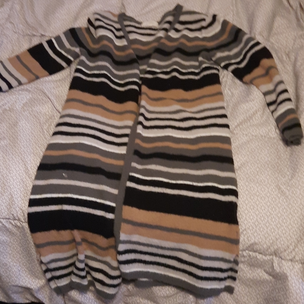 Womens stripped cardigan